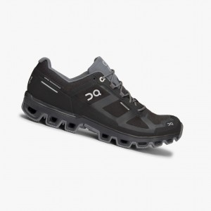 On Cloudventure Waterproof Muške Trail Tenisice Crne | VQDYUC-509